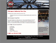 Tablet Screenshot of industrial-steel.com